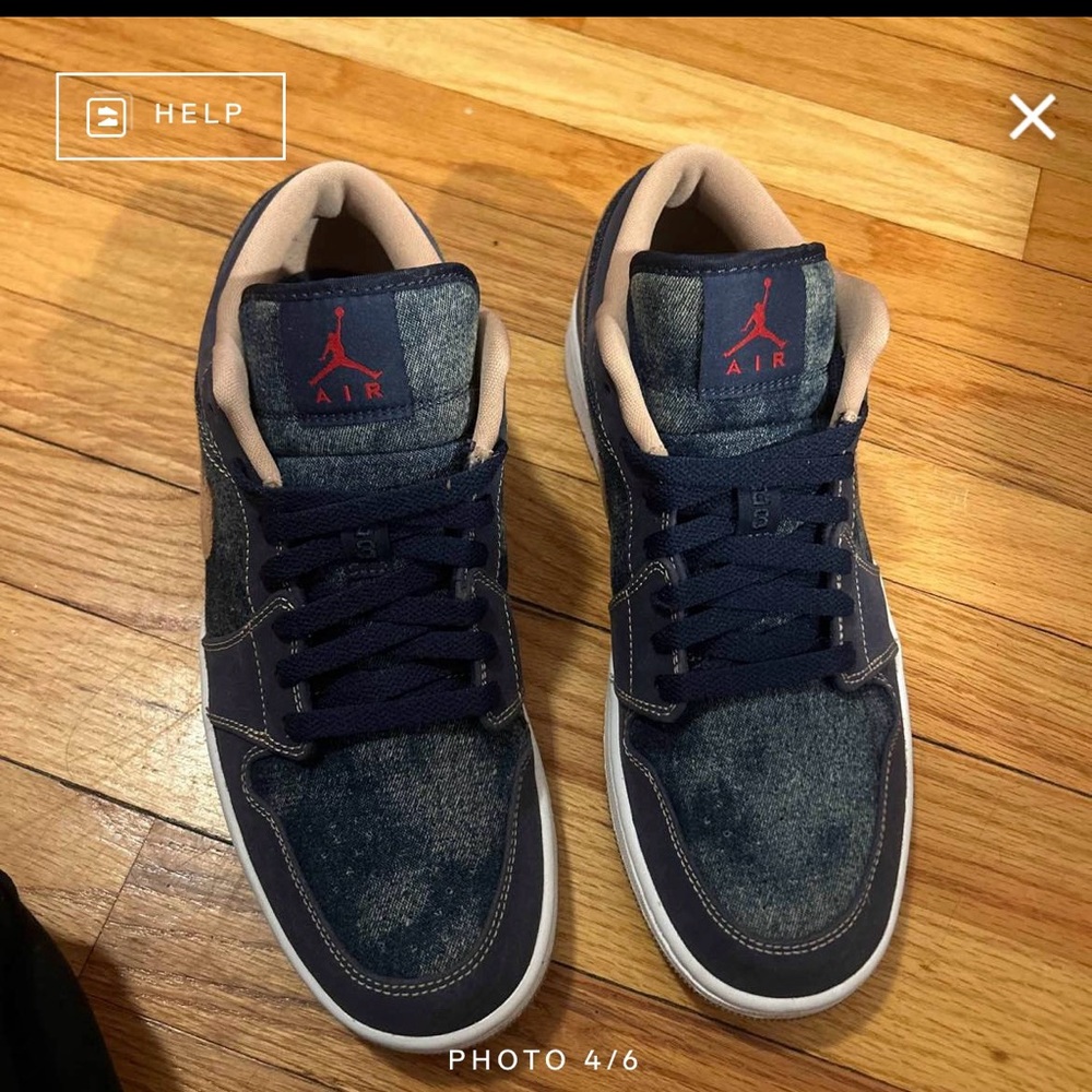 AIR JORDAN 1 SE ‘Denim’ WORN ONCE SELLING ELSEWHERE $100